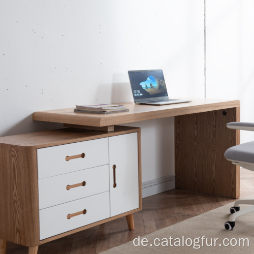 Büromöbel für Wohnzimmer Schlafzimmer Sperrholzrahmen Braun Computertisch